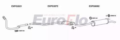 Система выпуска ОГ EuroFlo PG30515 3001A